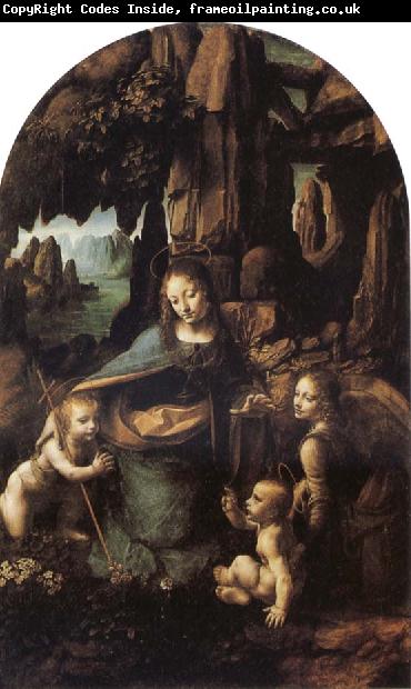 LEONARDO da Vinci Virgin of the Rocks